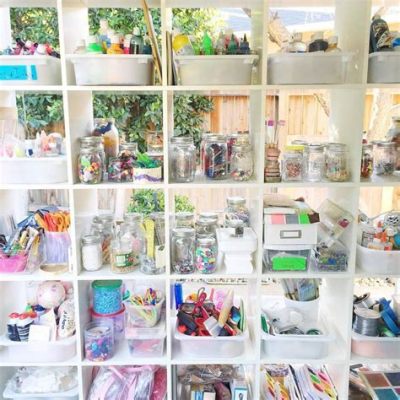 How to Organize Art Supplies in a Small Space: Why Not Turn Your Closet into a Mini Art Studio?